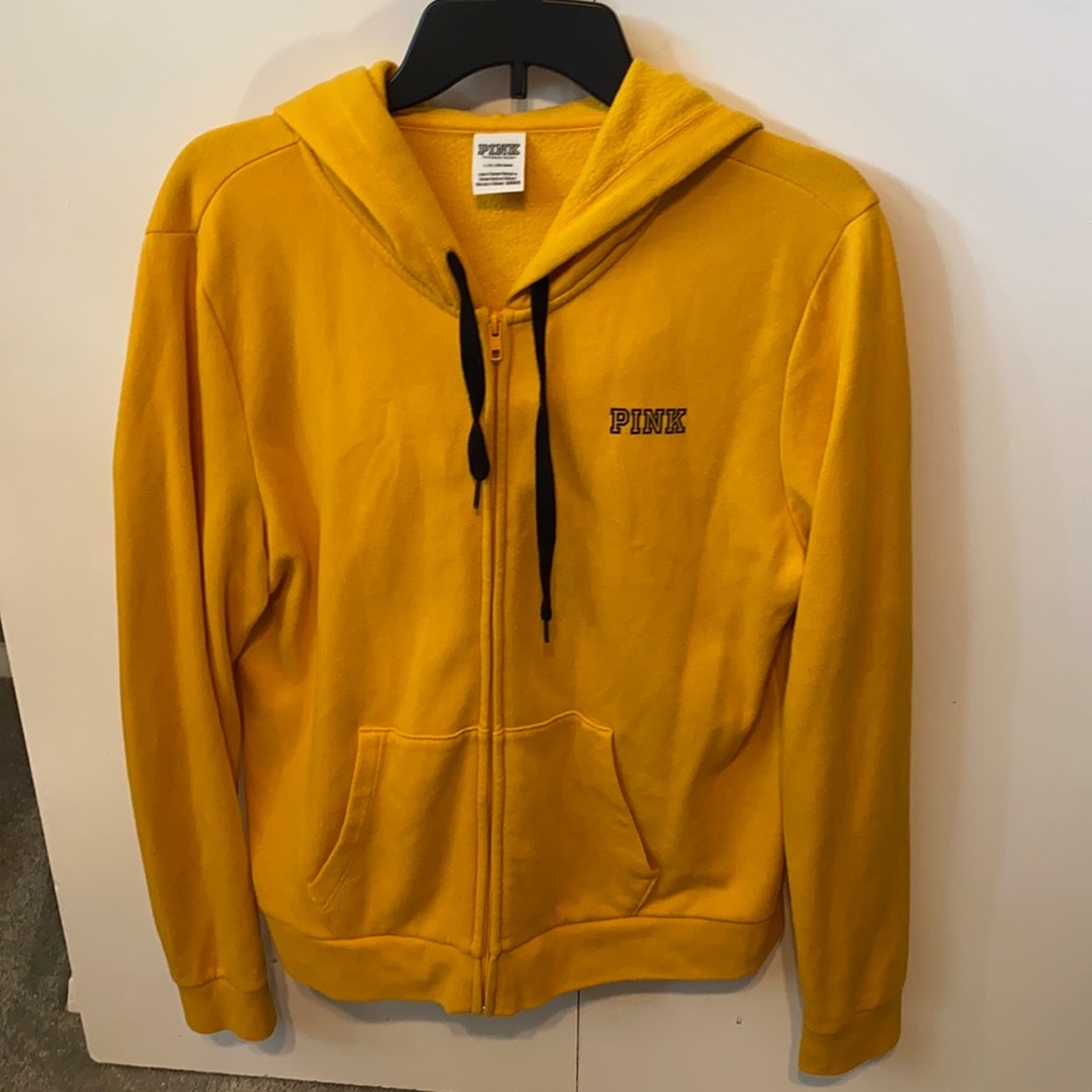 Pink zip up hoodie